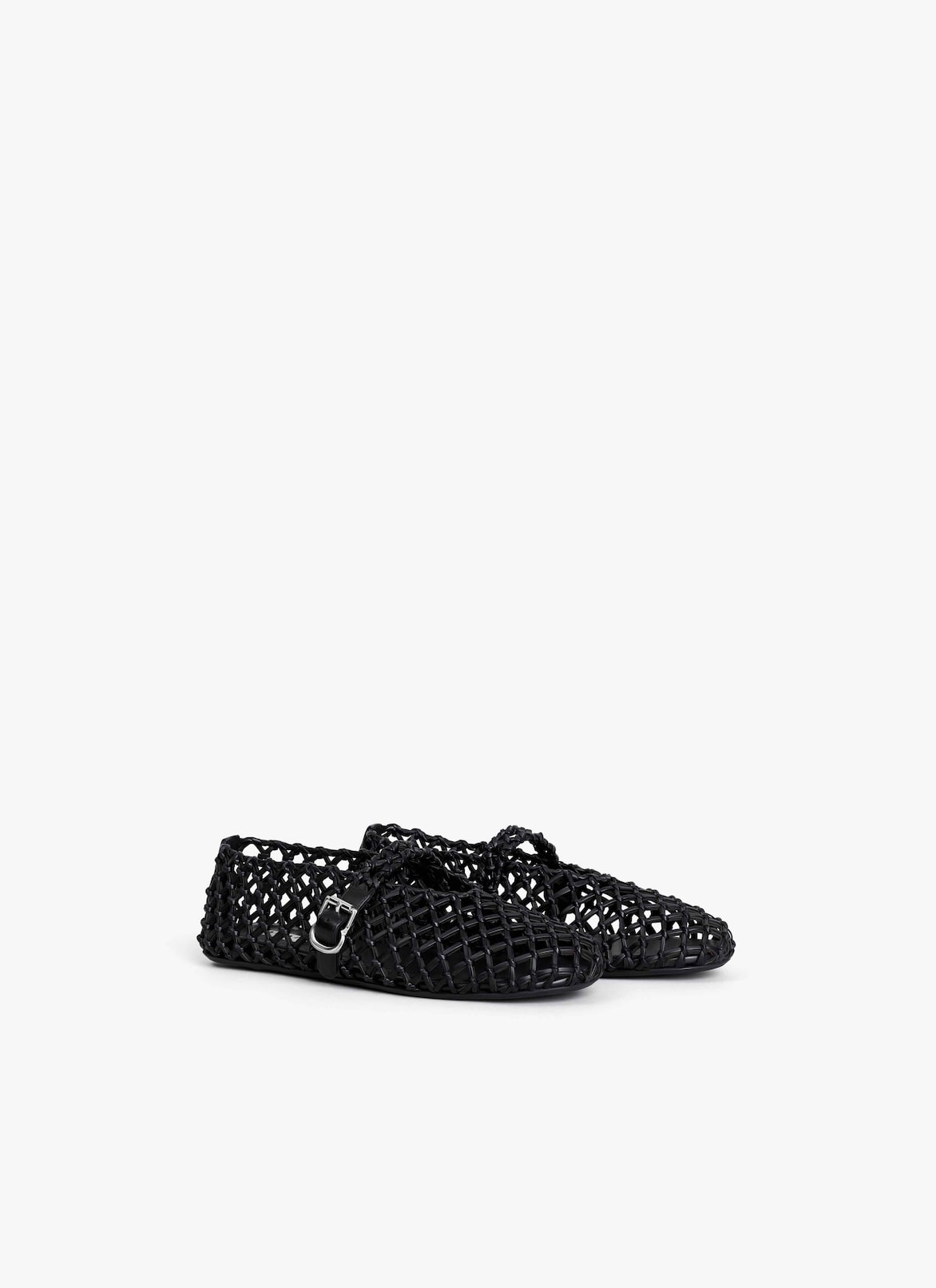 BALLET FLATS IN BRAIDED LAMBSKIN ALAÏA BLACK BALLET FLATS IN BRAIDED LAMBSKIN